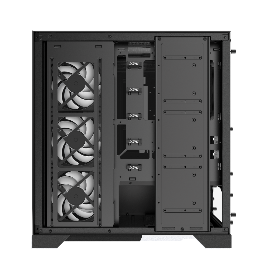 CASE XPG INVADERXMT-BKCWW (W/ FAN +RISER CABLE)
