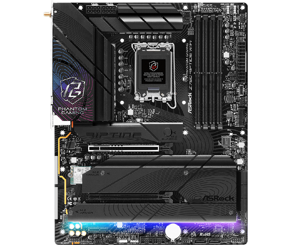 PLACA ASROCK Z790 RIPTIDE WIFI, LGA 1700, DDR5 8000+(OC), M.2 (PCIE GEN5X4), PCIE 5.0, ATX.