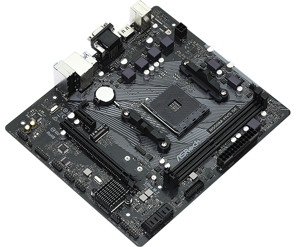 PLACA ASROCK B550M-HVS SE, AMD AM4, DDR4 4733+ (OC), M.2(GEN3 X4), PCIE 4.0., HDMI.