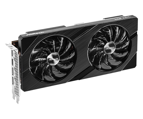 TARJETA DE VIDEO ASROCK INTEL ARC A580 CHALLENGER 8G  OC, GDDR6, 256 BIT, PCI EXPRESS 4.0 .