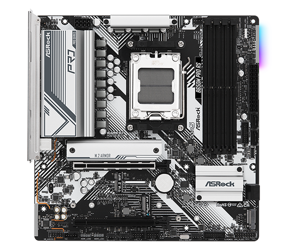 PLACA ASROCK B650M PRO RS, AMD AM5, DDR5 7200+ MHZ (OC), M.2 (PCIE GEN5 X4), PCIE 4.0 .