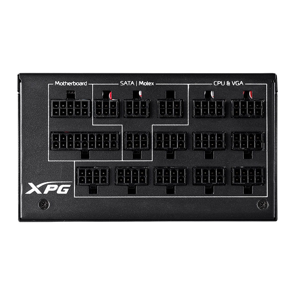 FUENTE DE PODER - ATX - ADATA XPG - CYBERCORE 1300P-BKCUS - 1300 W - 80 PLUS PLATINUM -  MODULAR