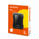 DISCO DURO - EXTERNO ANTIGOLPES - ADATA -  HD330 - 5TB NEGRO